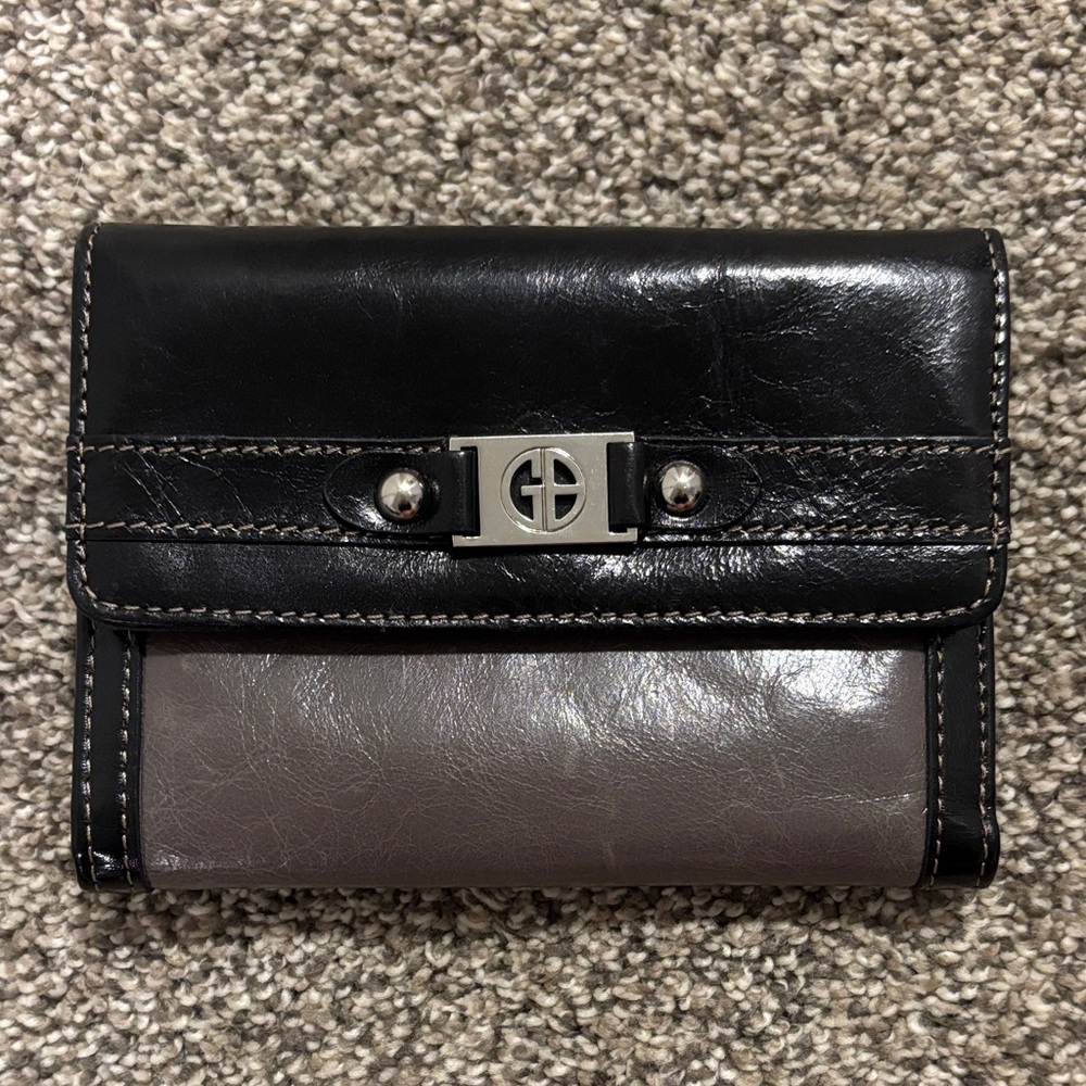 Giani Bernini Black and Gray Wallet
